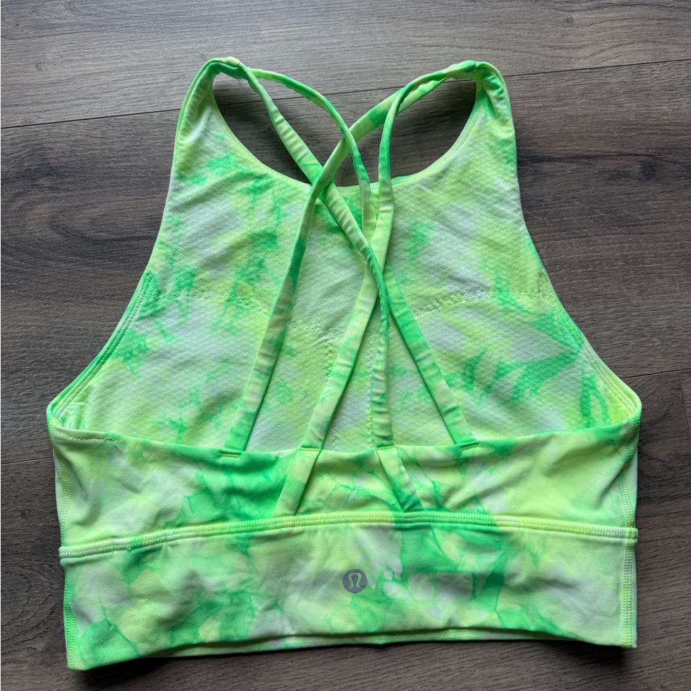Lululemon Energy Bra High-neck Tie-dye Size 6